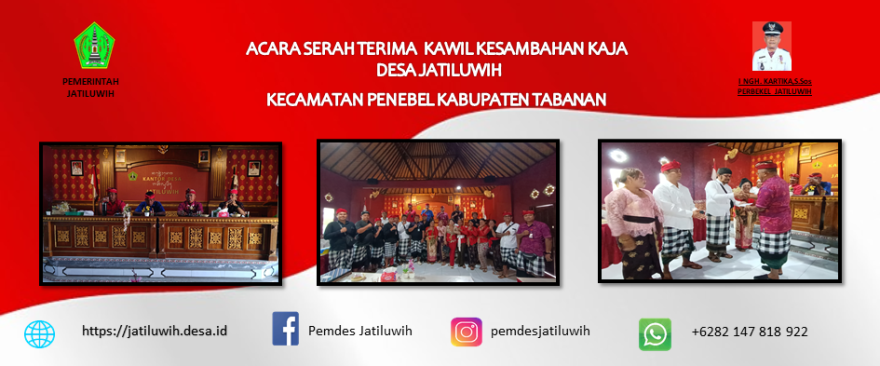 ACARA SERAH TERIMA KAWIL KESAMBAHAN KAJA
